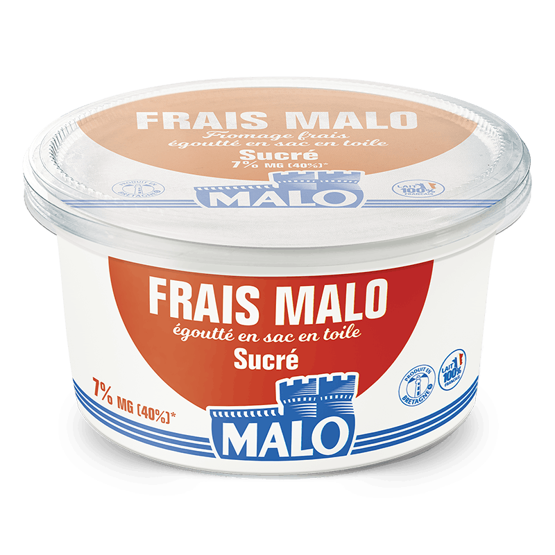 Malo Les Fromages frais Sucré 7% fromage frais doux