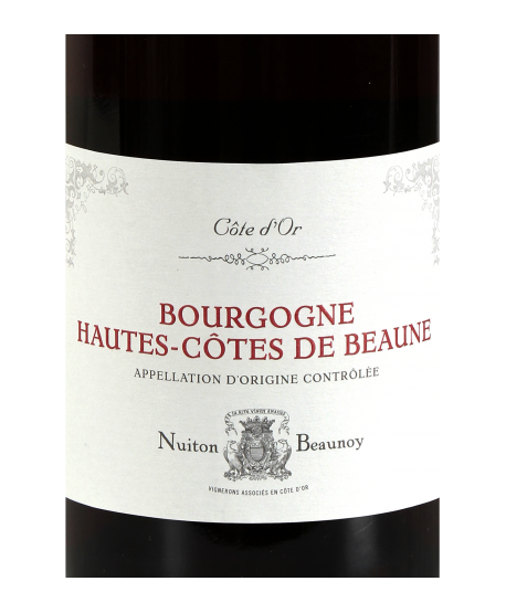 Nuiton-Beaunoy Bourgogne Hautes Côtes de Beaune 2022 vin 75 cl