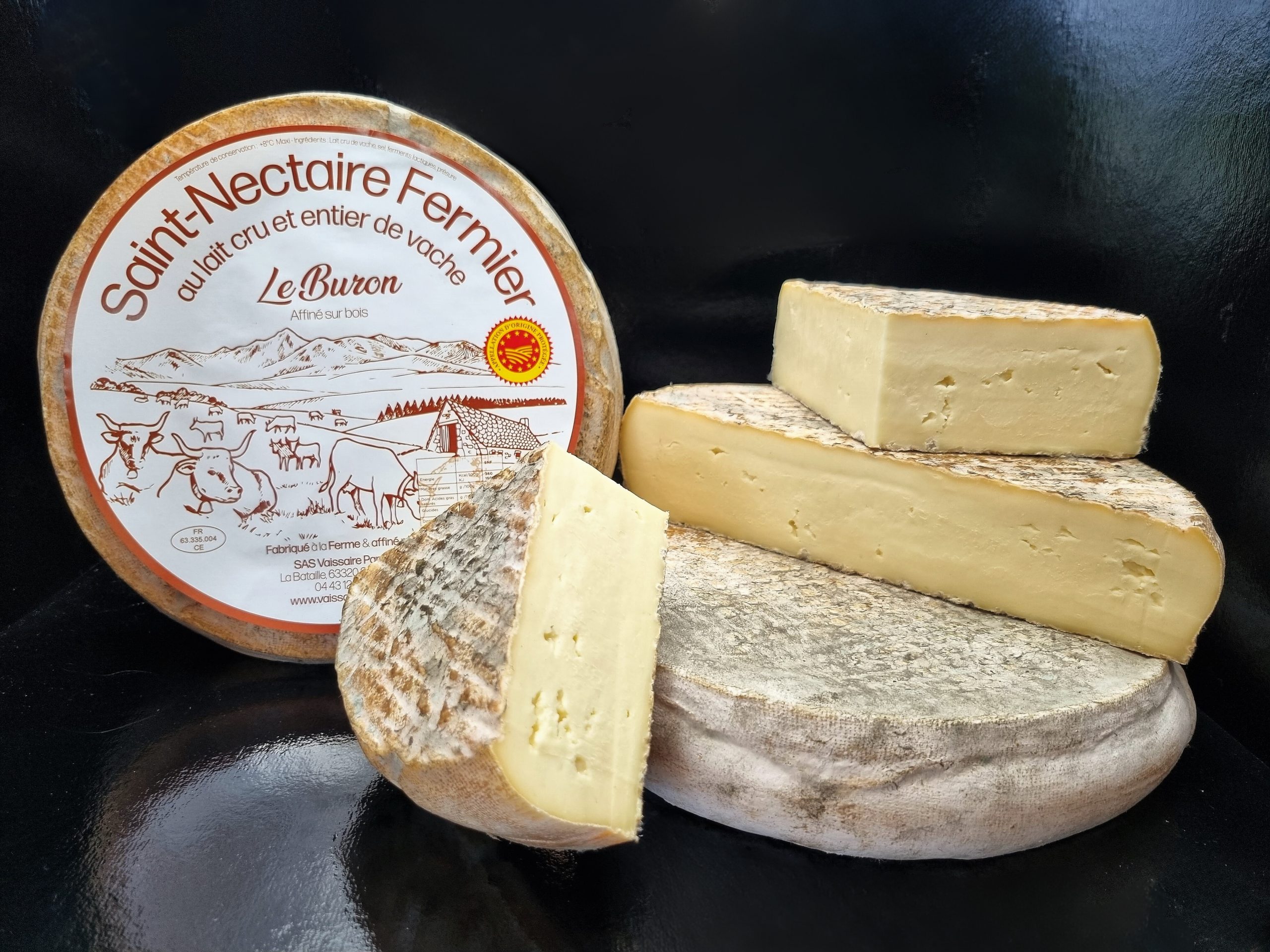 Vaissaire Papon Saint-Nectaire Fermier AOP Le Buron fromage