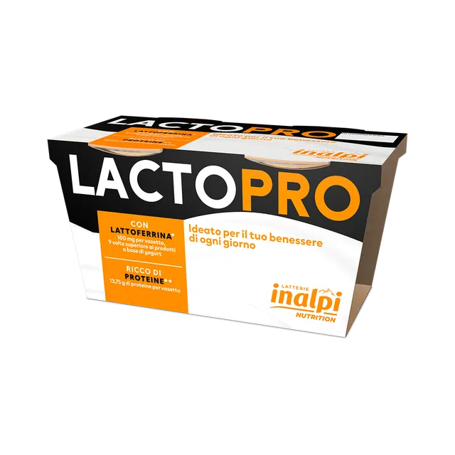 Inalpi LactoPro Protein+ lait fermenté lactoferrine 2x125g