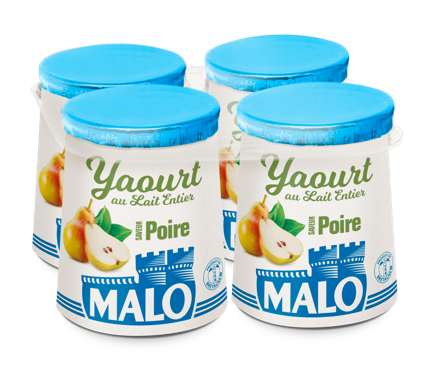 Malo Les Yaourts Saveur Poire Yaourt Lait Frais