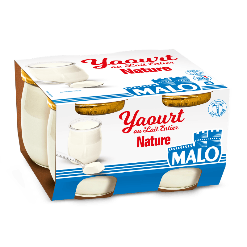 Malo Les Yaourts Yaourt Nature idée miel frais