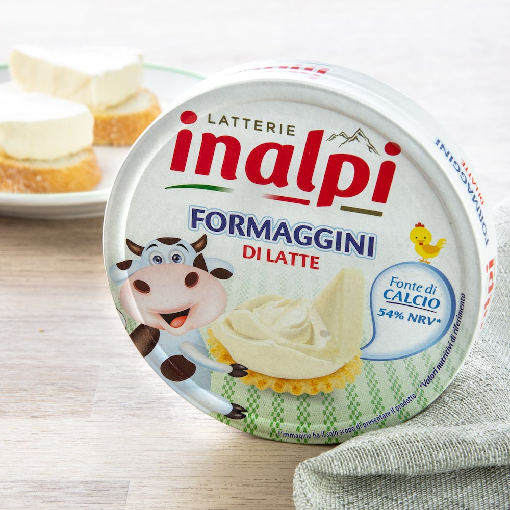 Inalpi Formaggini portions fromage fondu 140g lait frais