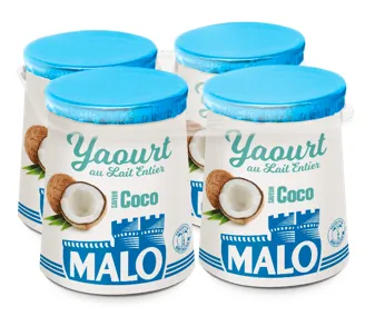 Malo Les Yaourts Yaourt noix de coco