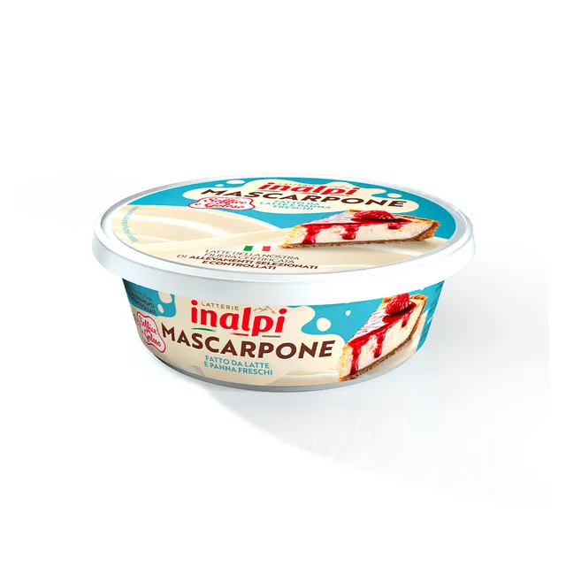 Inalpi Mascarpone 250g crémeux tiramisu lait frais