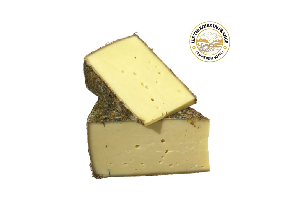 Les Terroirs de France Tomme aux Fleurs fromage pâte pressée
