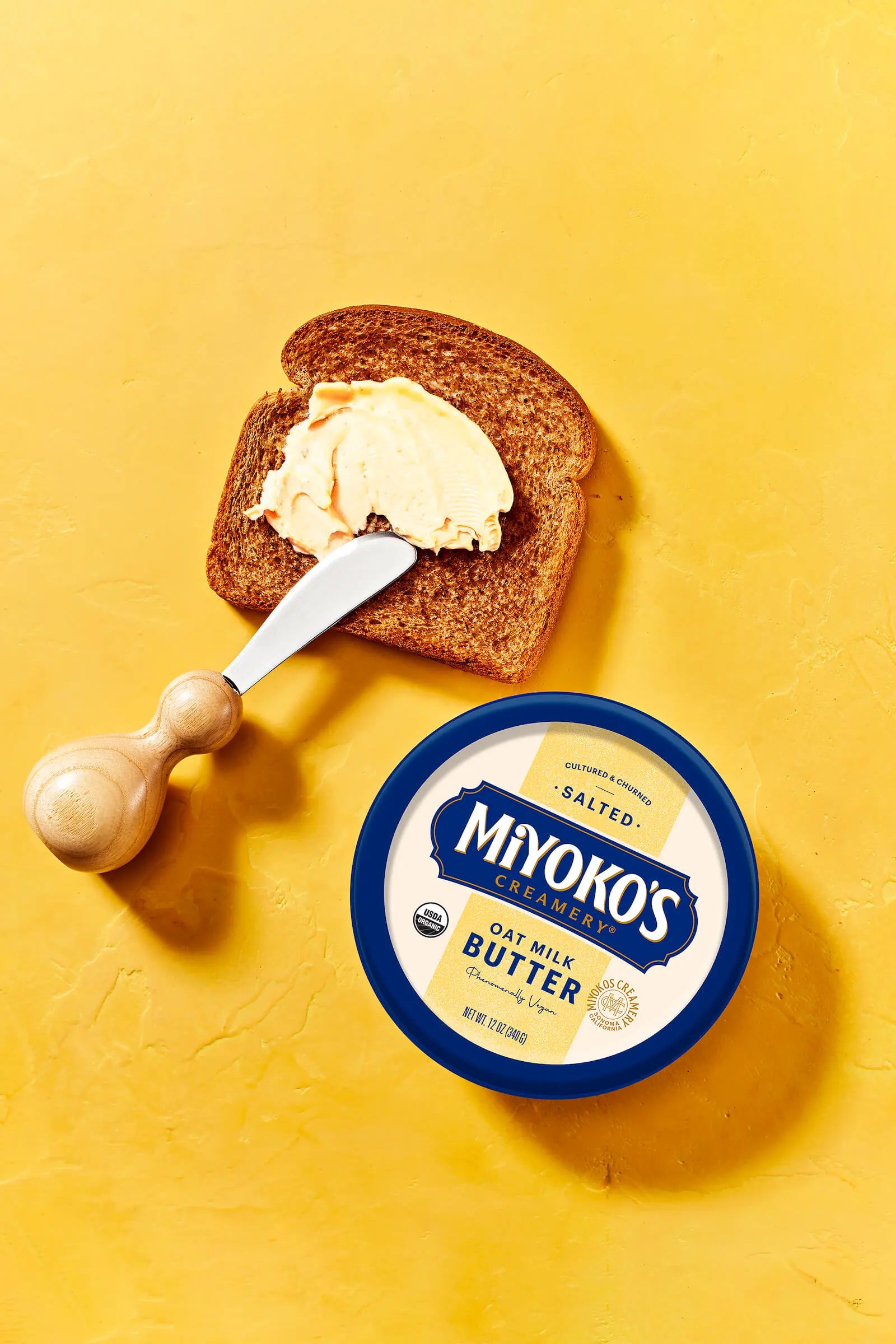 Miyoko's Creamery Oat Milk Butter Beurre Végétal Salé