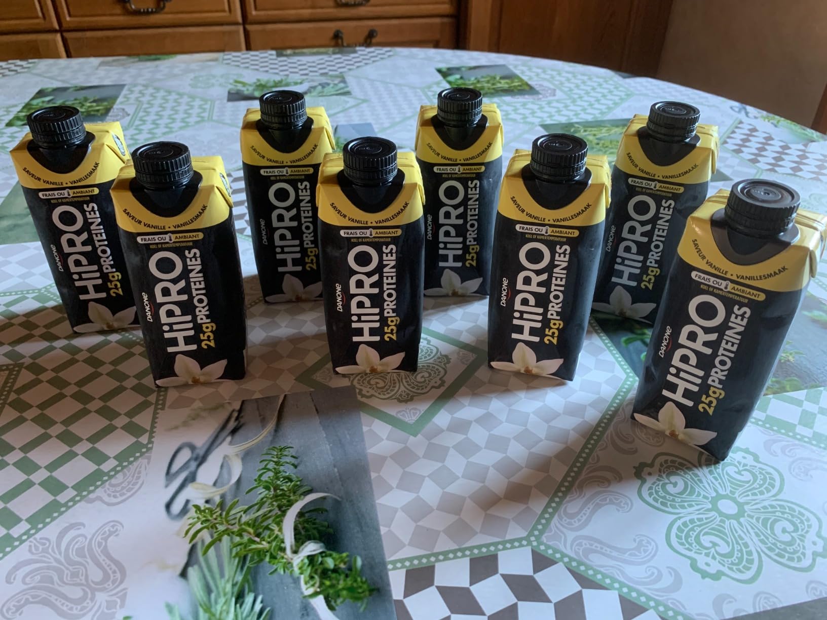 Hipro Boisson Protéinée Vanille 8 x 330ml Sans Lactose