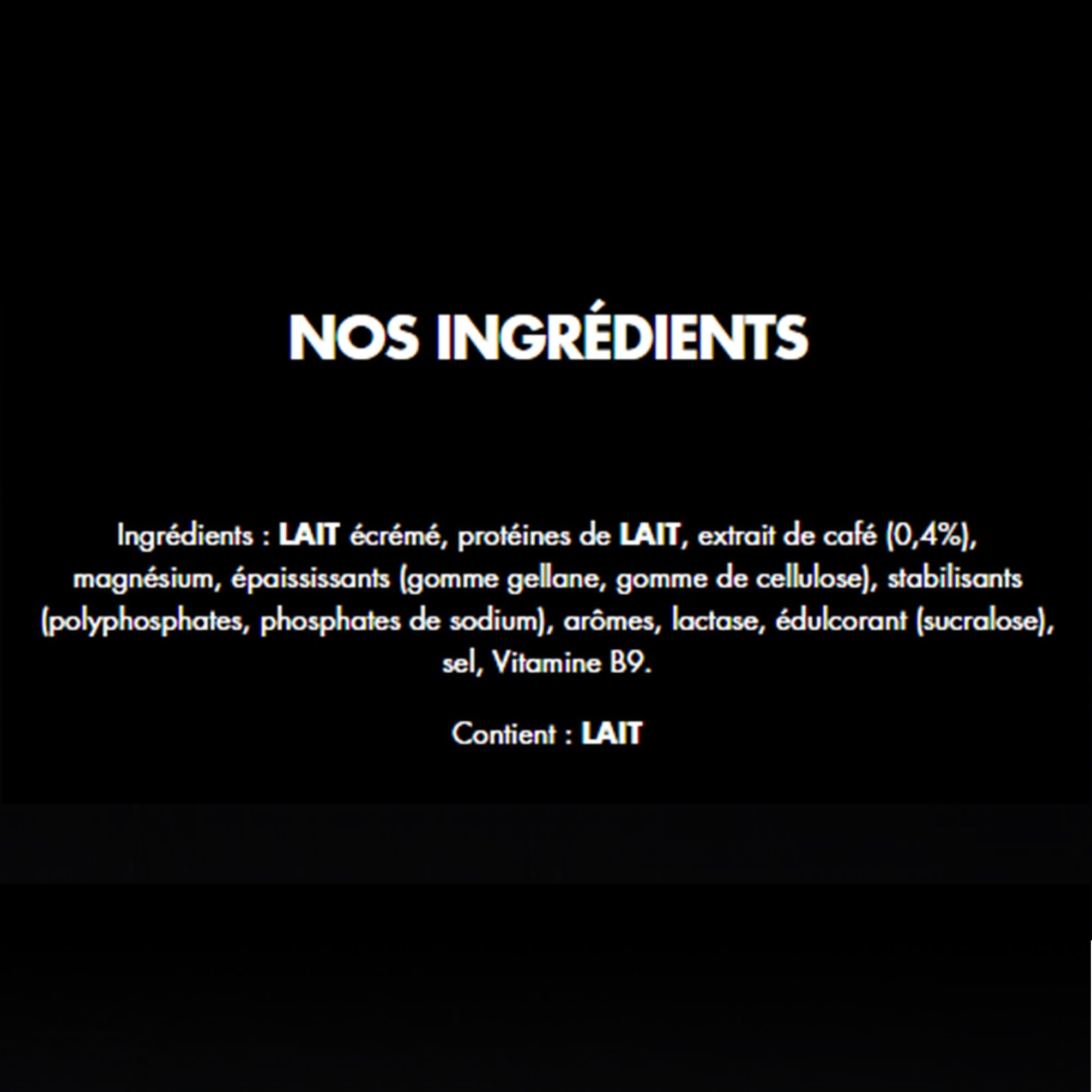 Hipro Boisson Protéinée Café Latte 8 x 330ml Sans Lactose