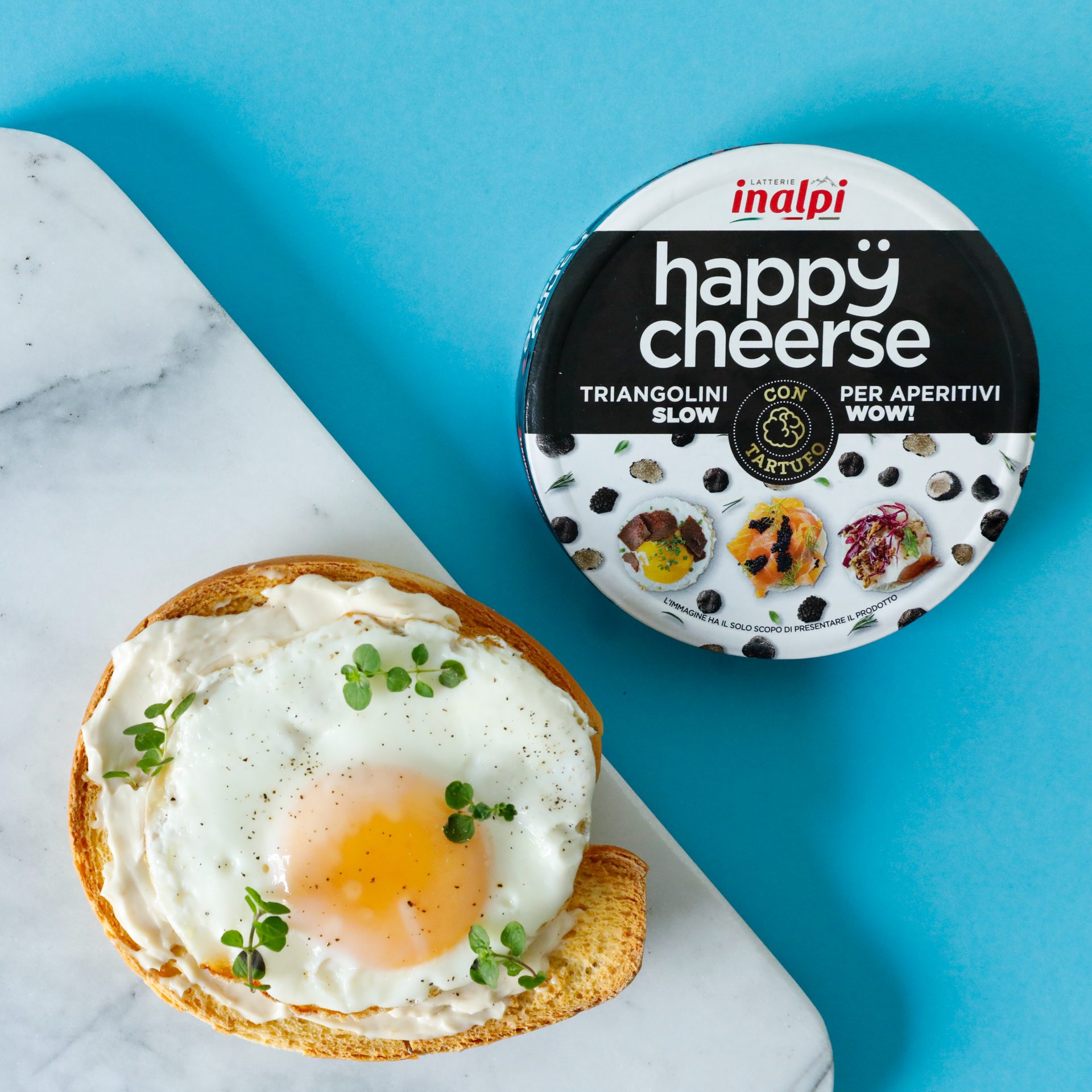 Inalpi Happy Cheerse Tartufo portions fromage truffe 140g