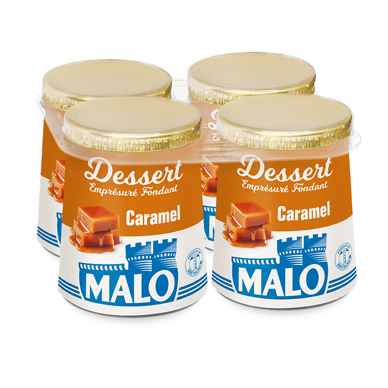 Malo Les Desserts Emprésuré fondant caramel dessert lacté