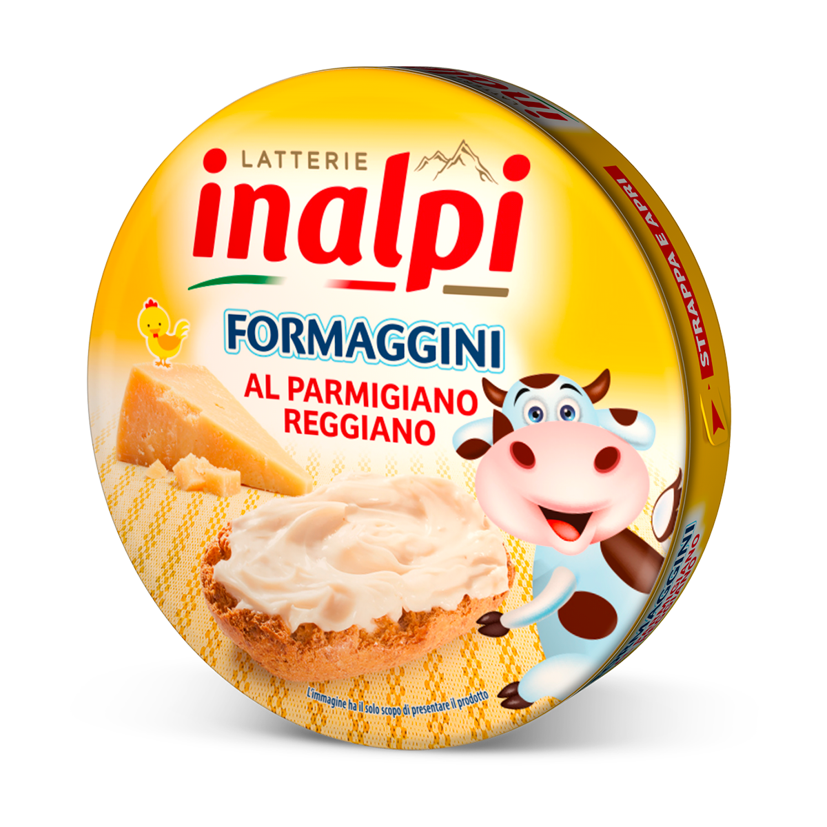 Inalpi Formaggini Parmigiano Reggiano portions 140g