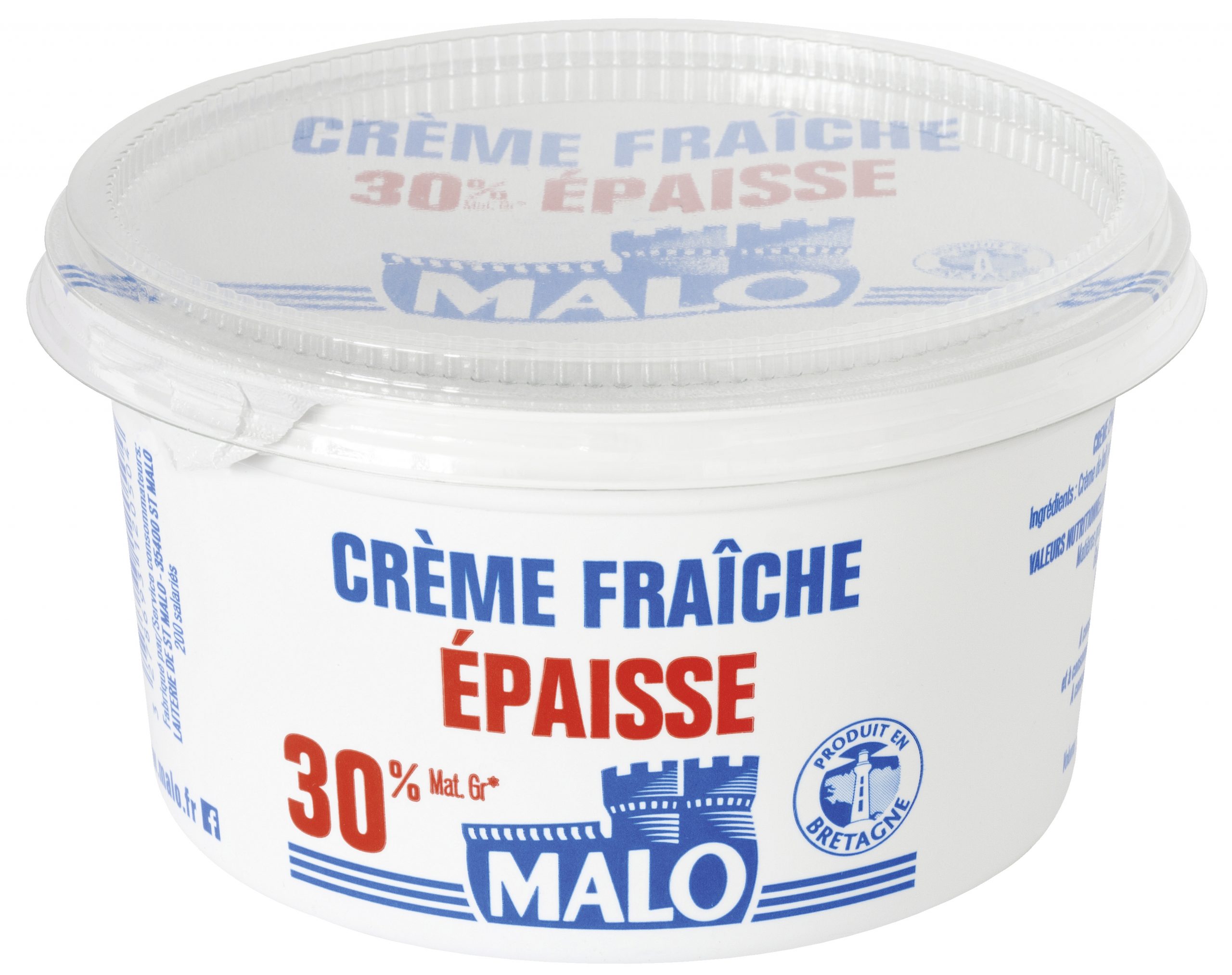 Malo Les Crèmes fraîches 30% MG crème fraîche épaisse
