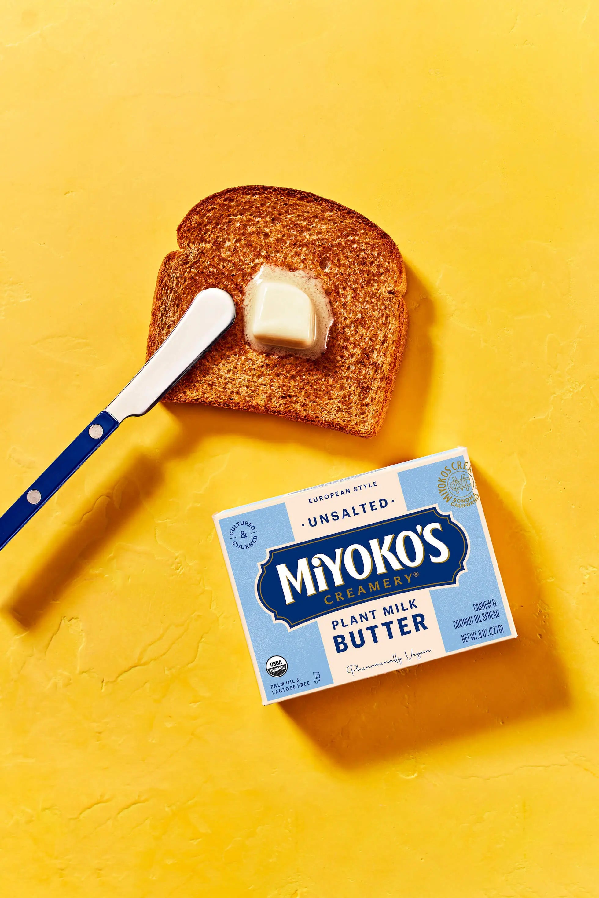 Miyoko's Plant Milk Euro Butter doux cajou bio pâtisserie