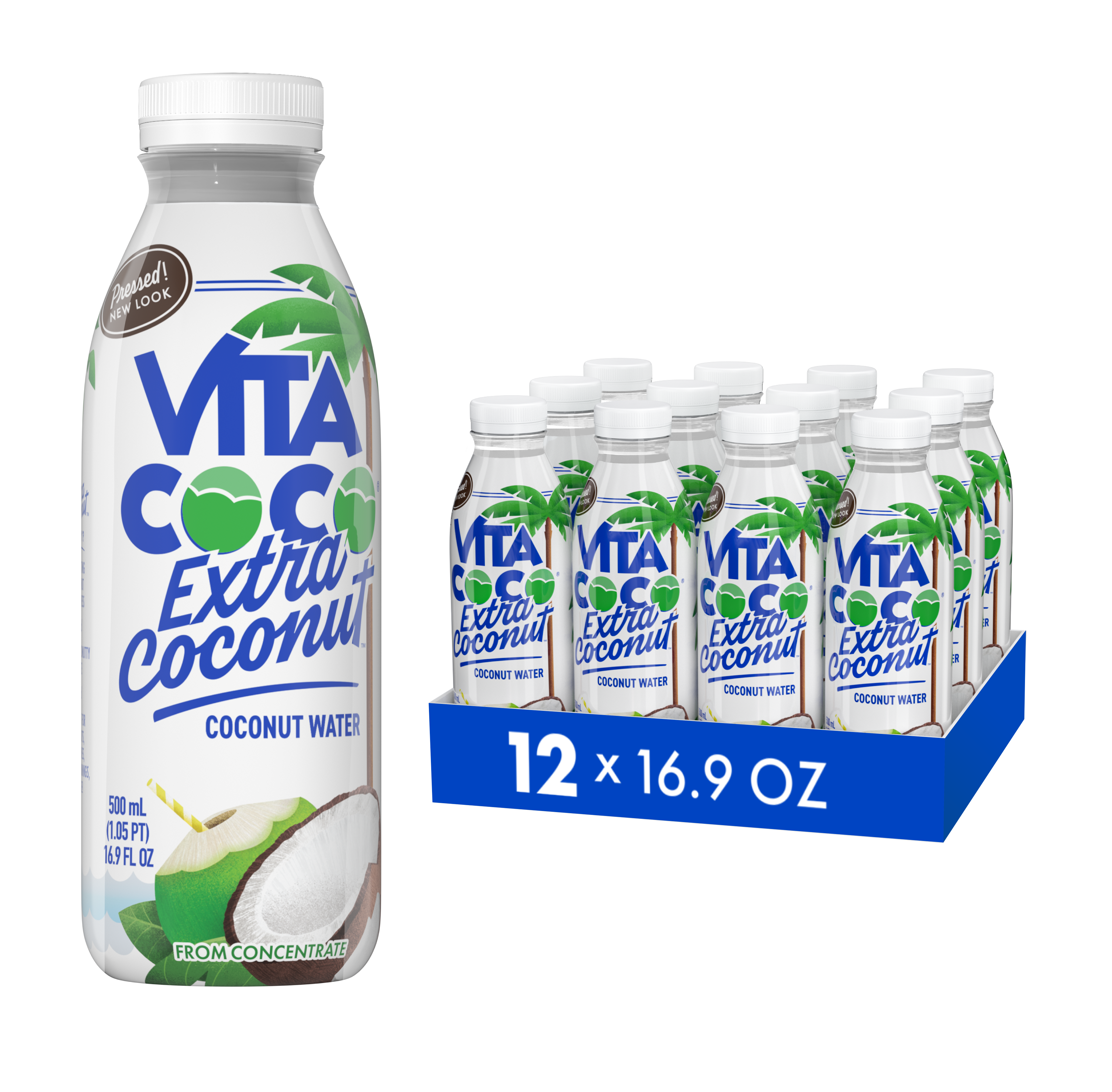 Vita Coco Extra Coconut eau de coco carton 500 ml pack 12