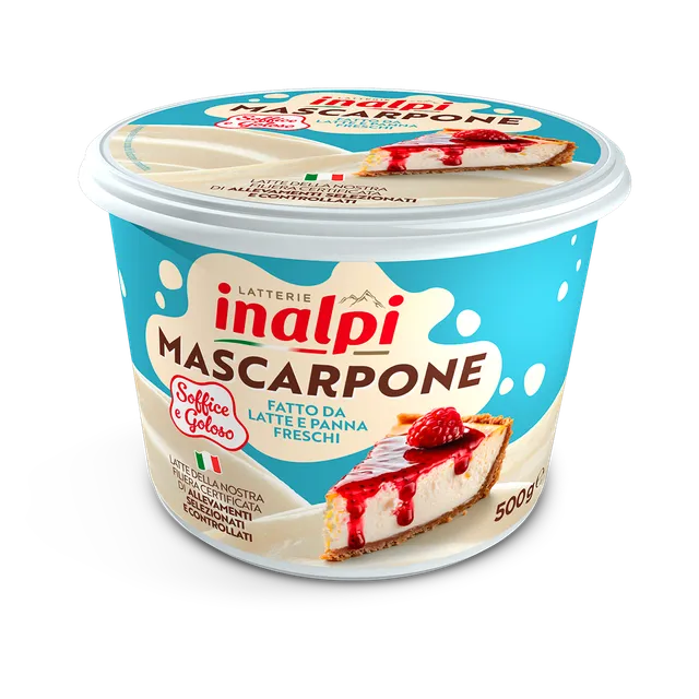Inalpi Mascarpone crème dessert 500 g format familial