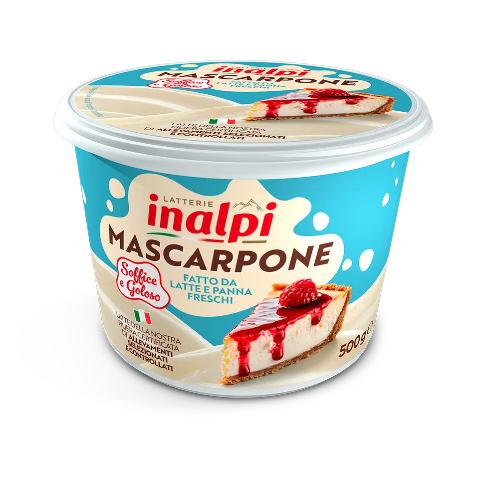 Inalpi Mascarpone crème dessert 500 g format familial