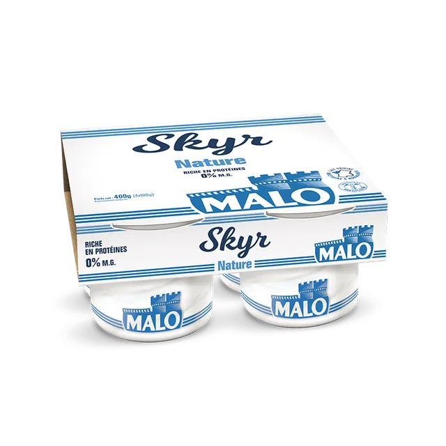 Malo Les Skyrs Skyr 0% Nature Protéiné Sans Gras