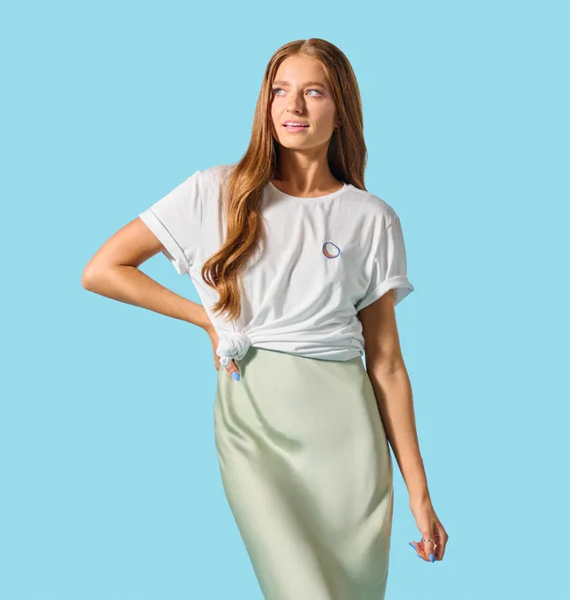 Vita Coco Coconut Tee-shirt Col Rond Brodé