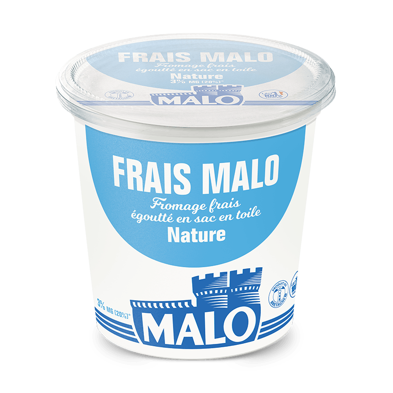 Malo Les Fromages frais fromage frais nature 3% 500 g