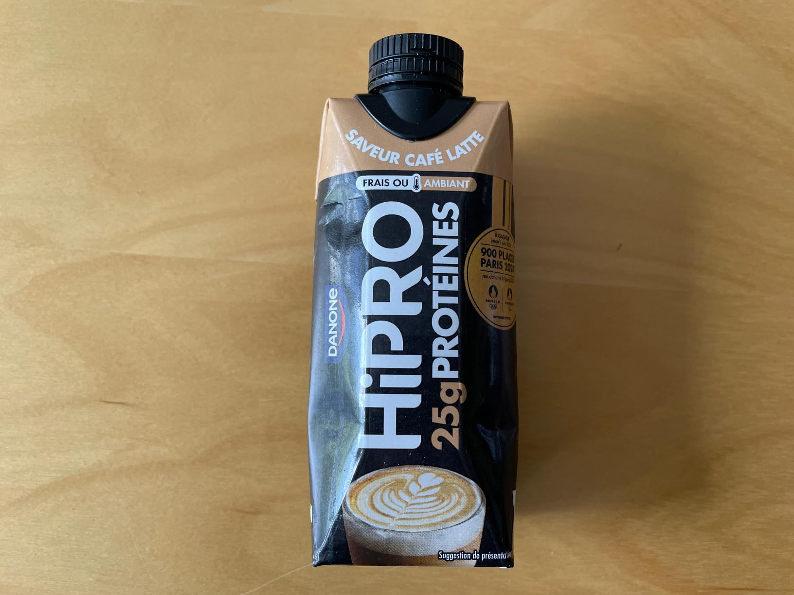Hipro Boisson Protéinée Café Latte 8 x 330ml Sans Lactose