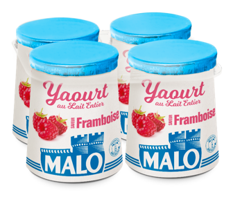 Malo Les Yaourts yaourt framboise pot