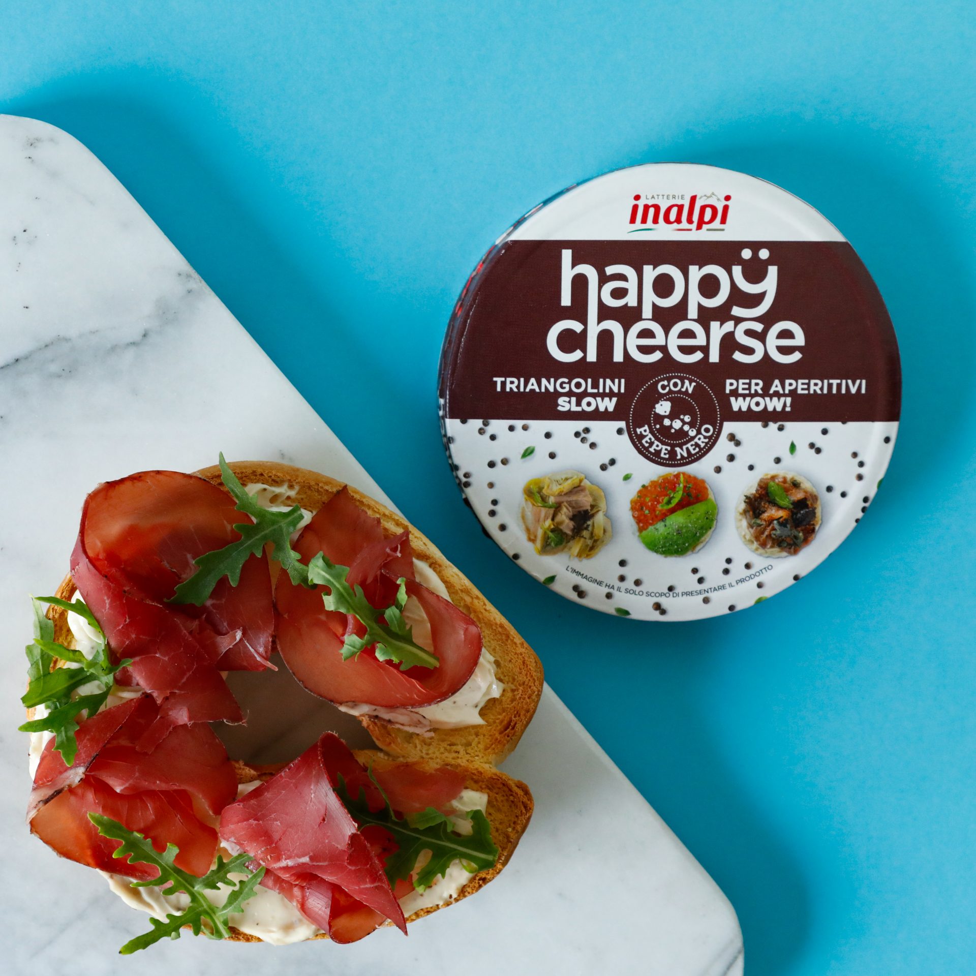 Inalpi Happy Cheerse Fromage Fondu Poivre Noir 140g