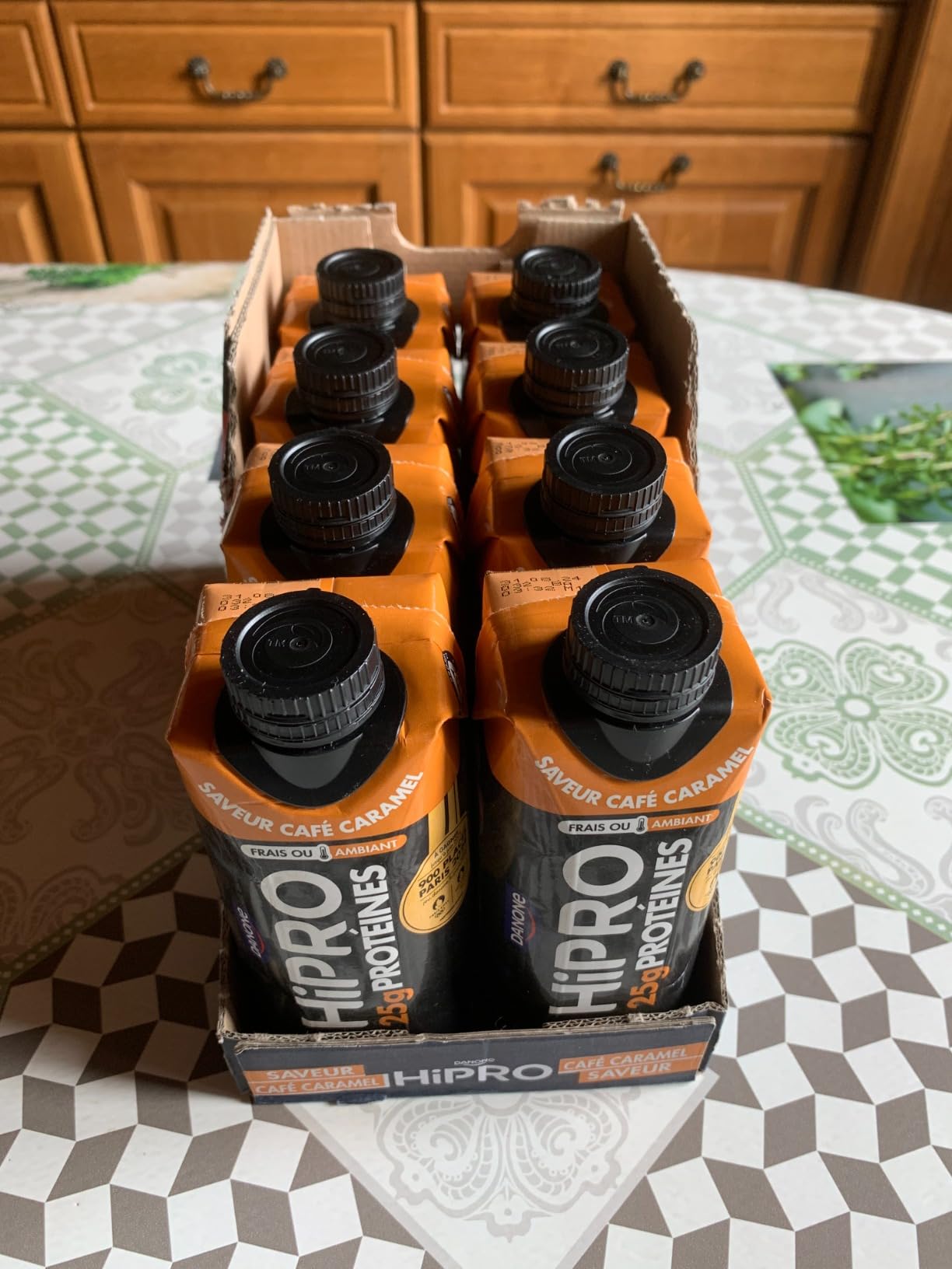 Hipro Boisson protéinée caramel café 330ml lot 8x330ml sans lactose