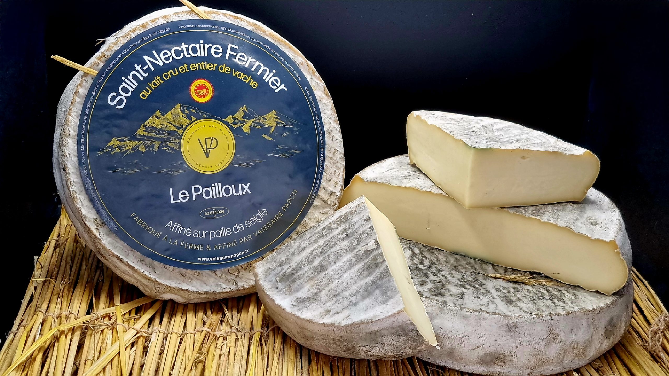 Vaissaire Papon Saint-Nectaire Fermier AOP Fromage Le Pailloux