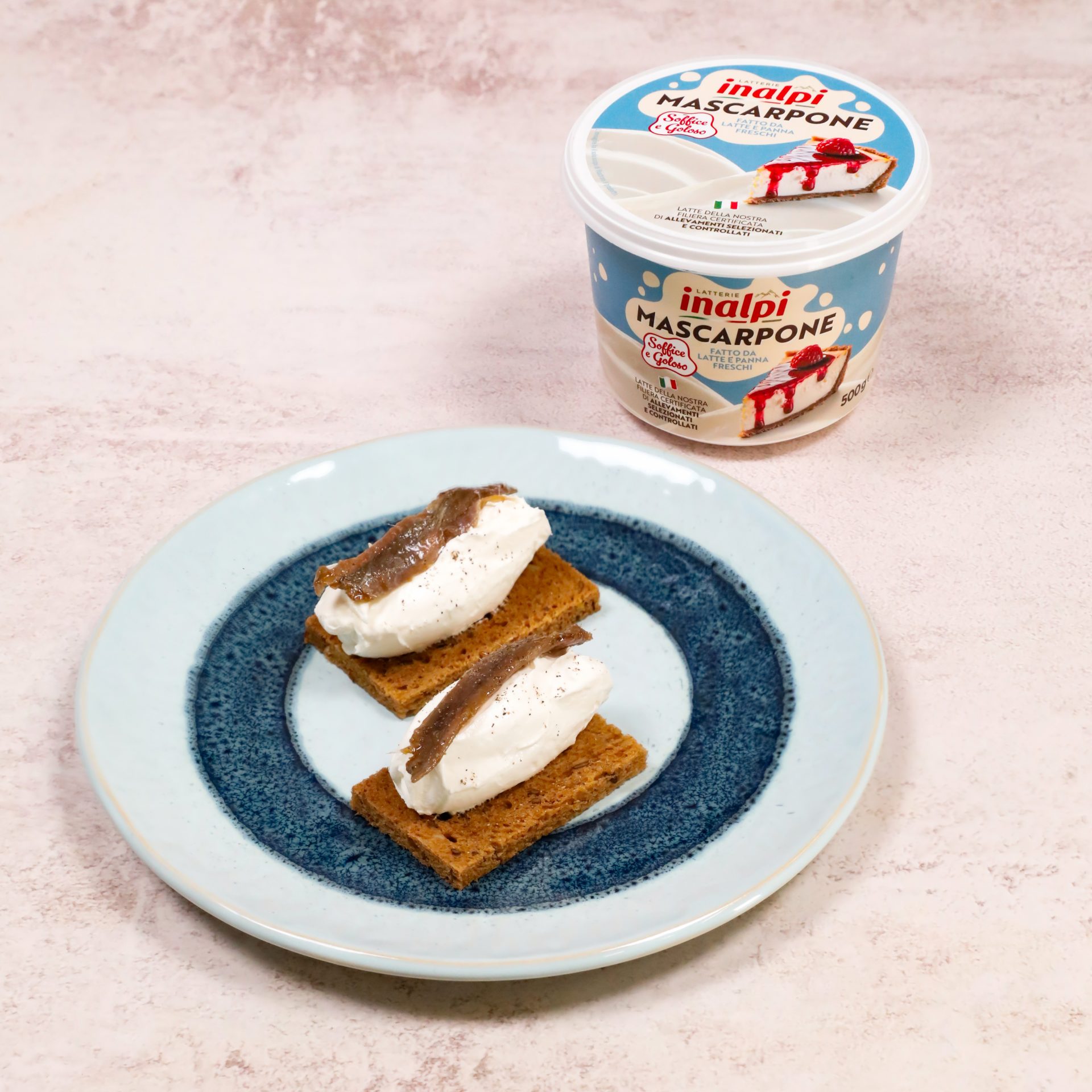 Inalpi Mascarpone crème dessert 500 g format familial