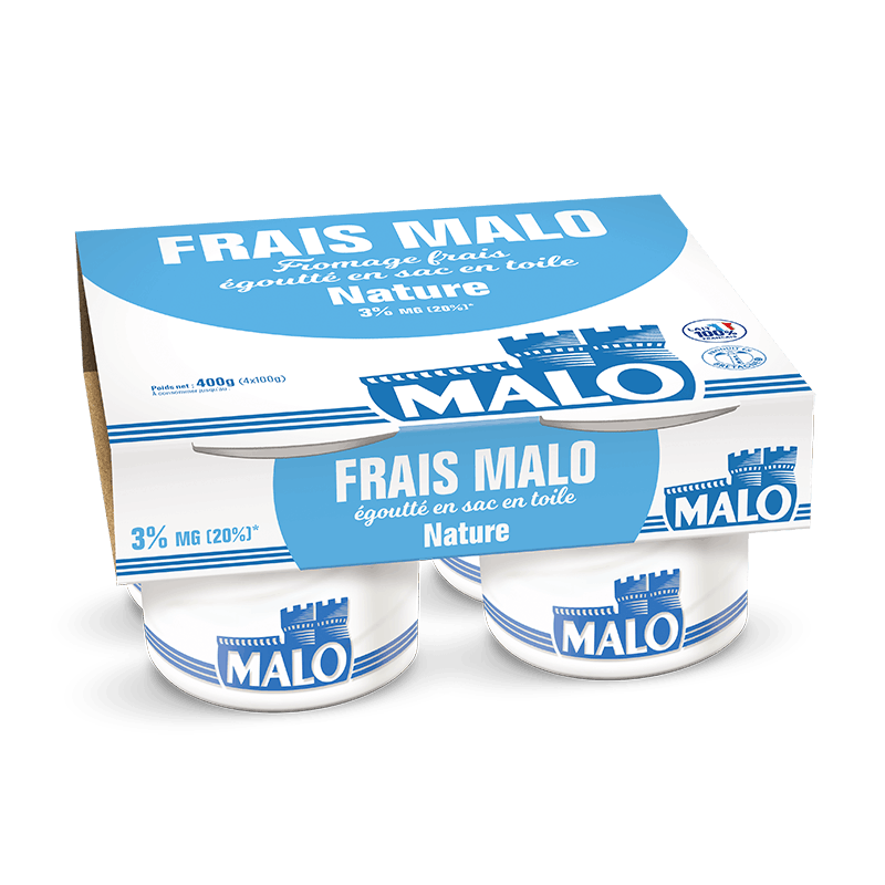 Malo Les Fromages frais nature 3% lait frais
