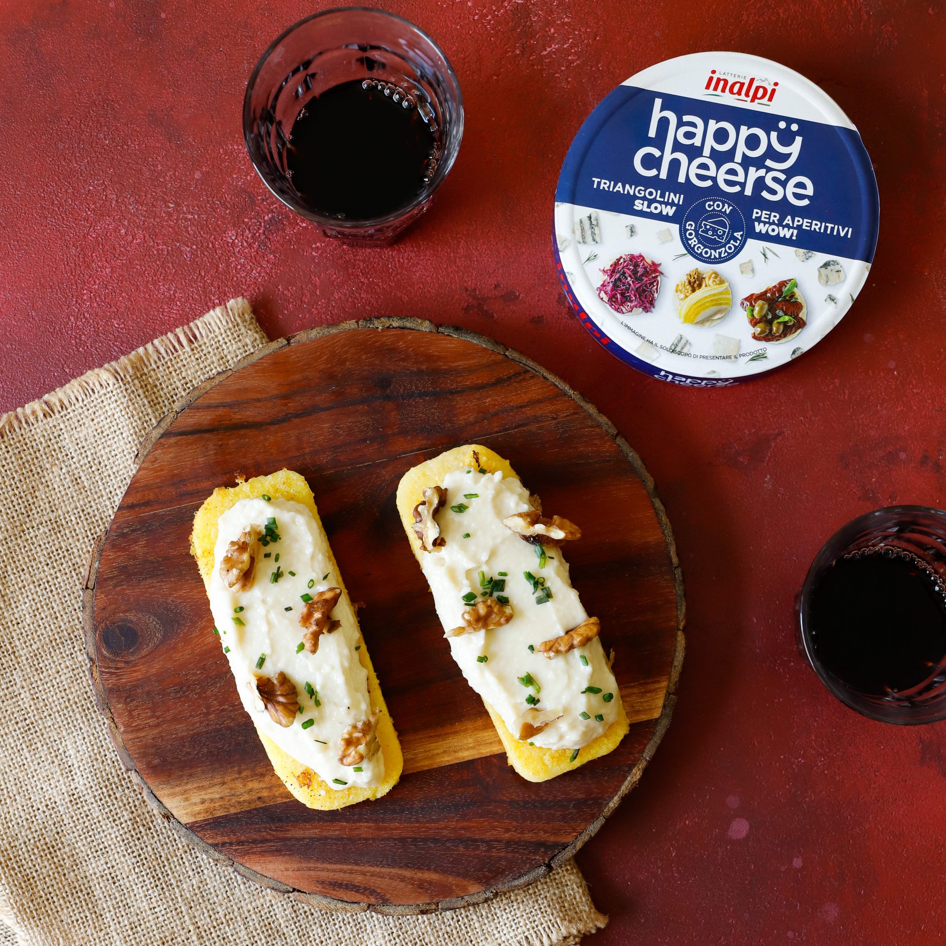 Inalpi Happy Cheerse fromage fondu gorgonzola 140g crémeux