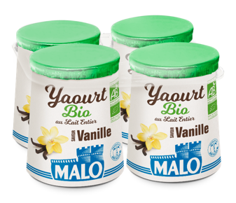 Malo Les BIO Vanille yaourt bio vanille