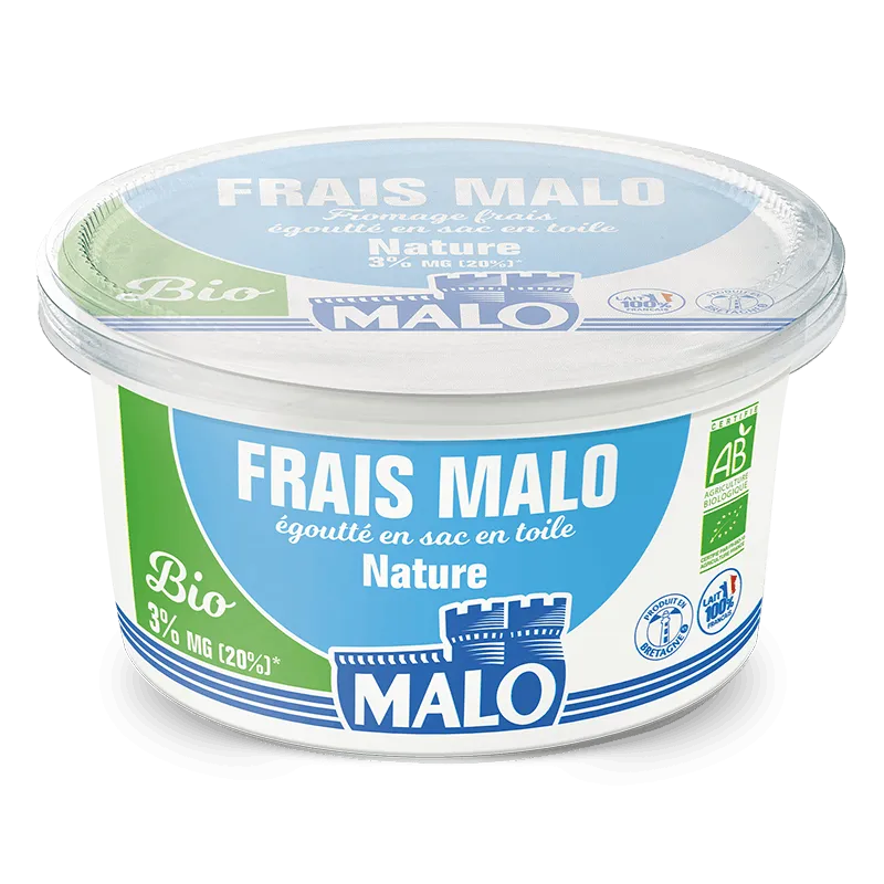 Malo Les BIO fromage frais nature 500g origine France