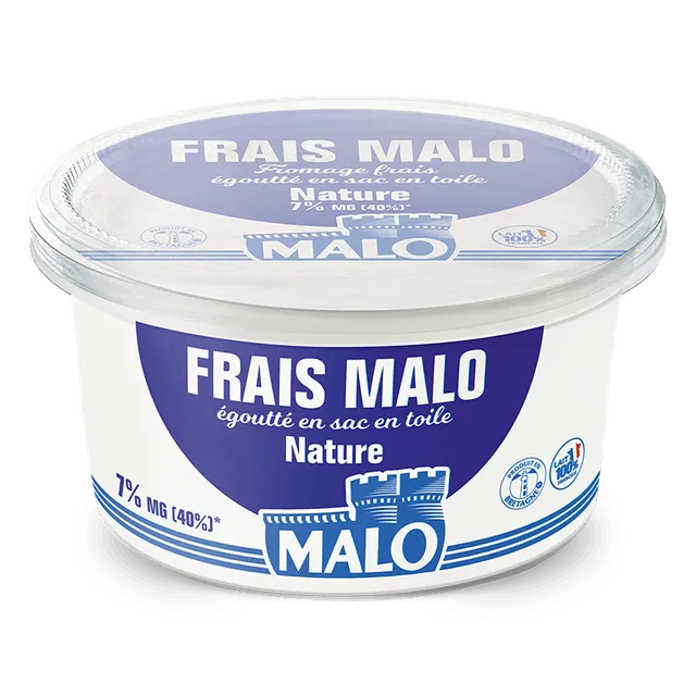 Malo Les Fromages Frais Nature 7% 500g format familial