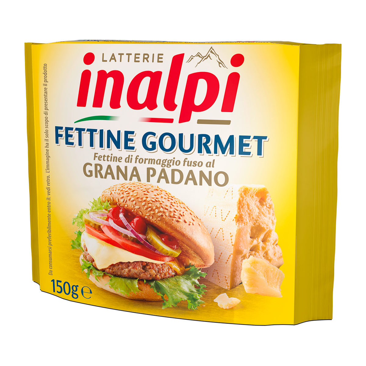 Inalpi Fettine Gourmet Tranches Grana Padano 150g