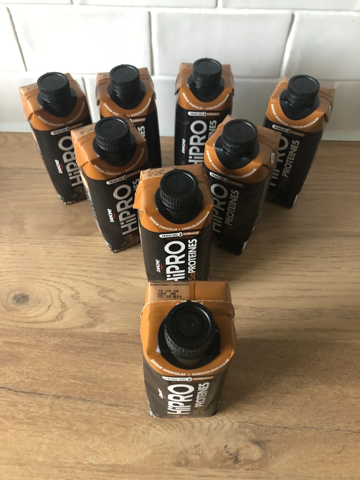 Hipro Boisson Protéinée Chocolat 8 x 330ml Sans Lactose