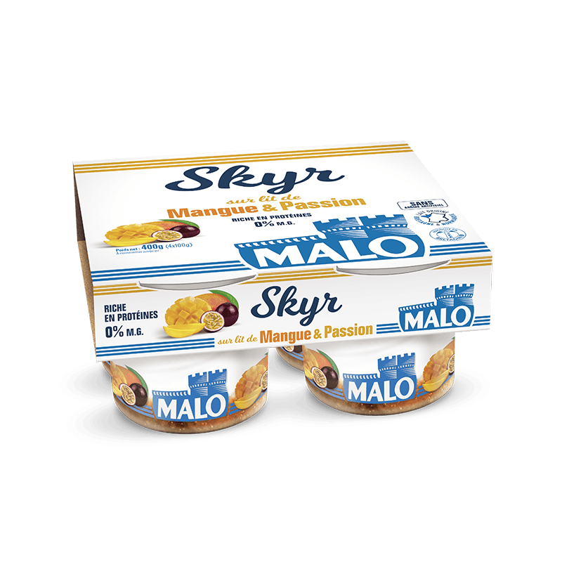 Malo Les Skyrs 0% Mangue Passion Skyr protéiné