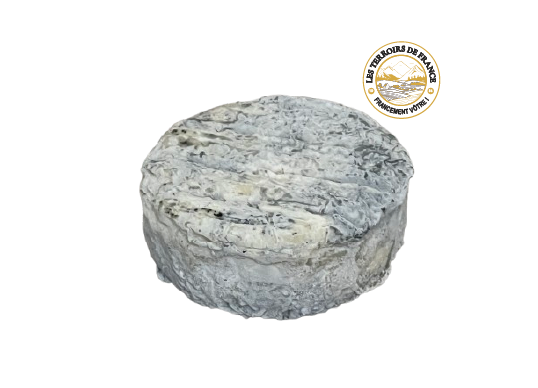 Les Terroirs de France Cabris cendré fromage de chèvre lait cru