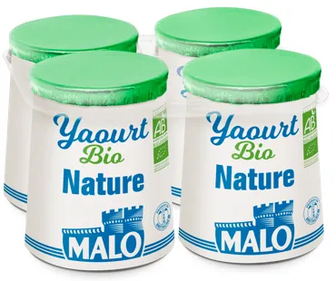 Malo Les BIO yaourt nature bio