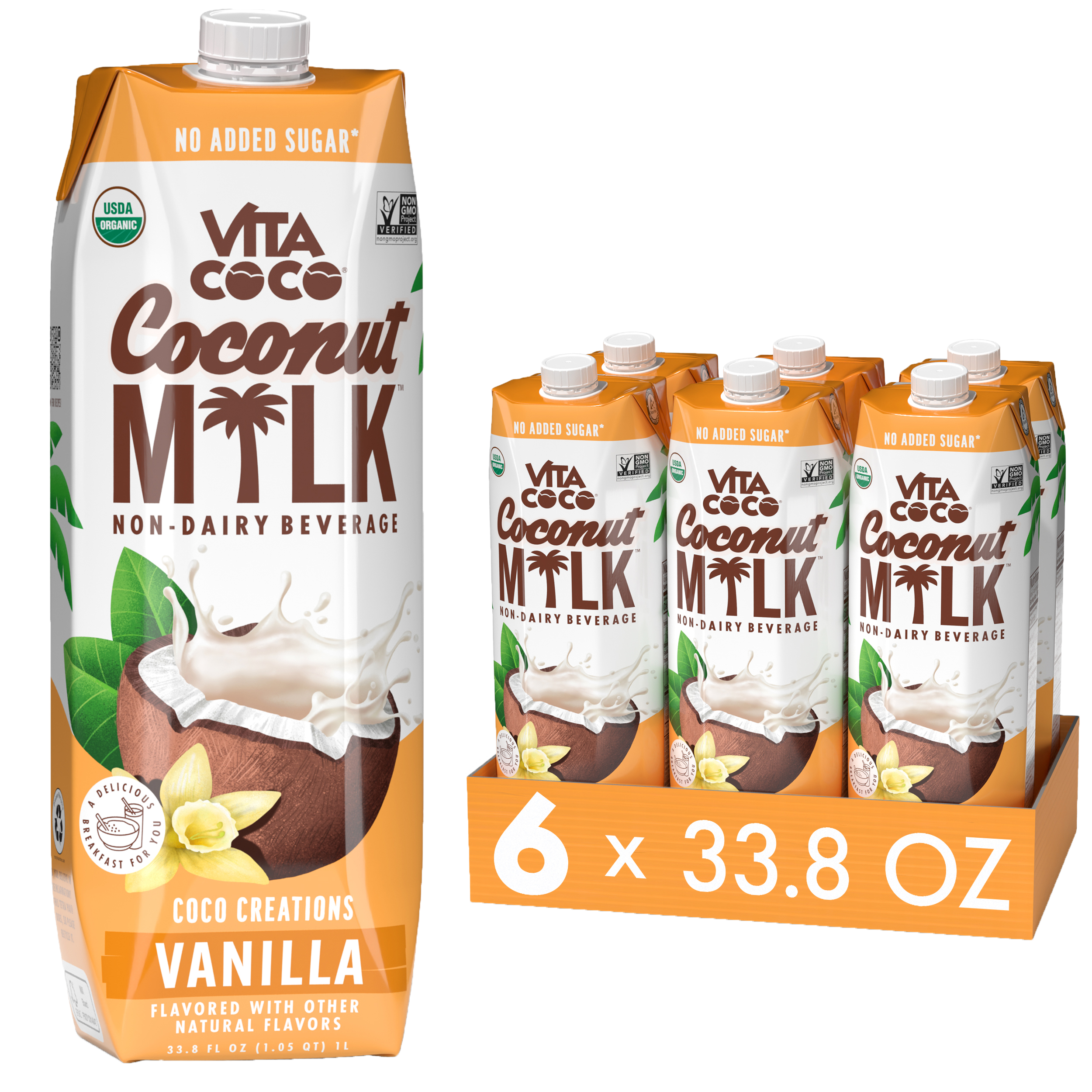 Vita Coco Coconut Mlk lait de coco Original pack 6 sans lactose