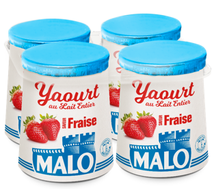 Malo Les Yaourts saveur Fraise yaourt fraise