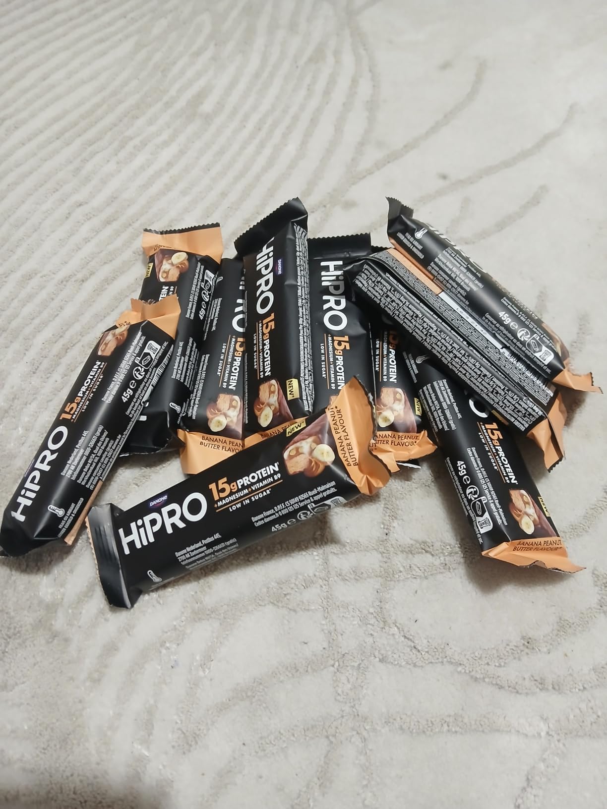 Hipro Barre protéinée banane beurre cacahuète 45g pack 12