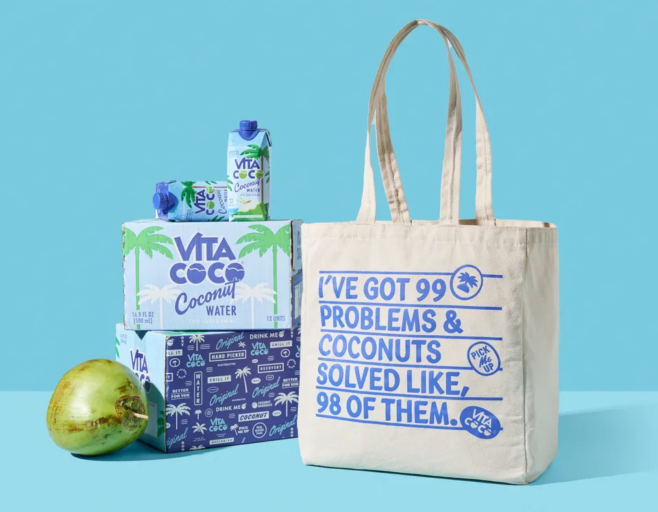Vita Coco Merch 99 Problems tote bag sac en toile