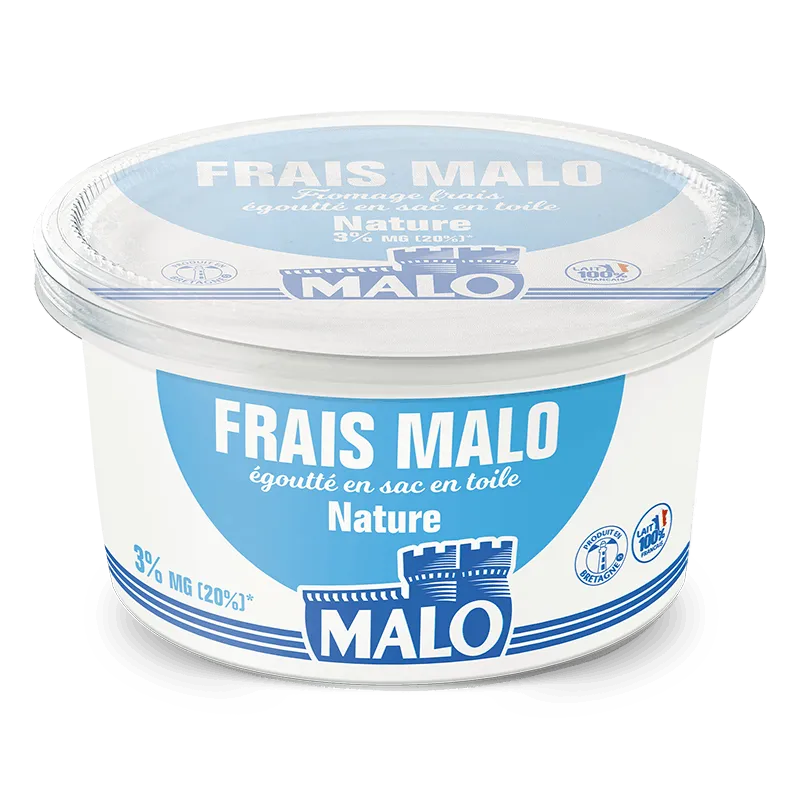 Malo Fromages frais nature 3% 500g