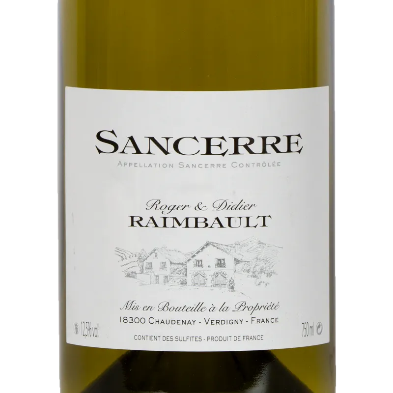 Les Terroirs de France Sancerre Blanc 2023 Raimbault vin blanc