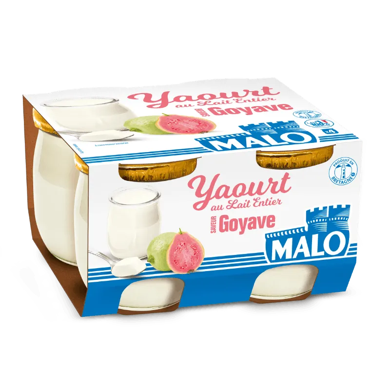 Malo Les Yaourts Yaourt lait entier goyave fruit