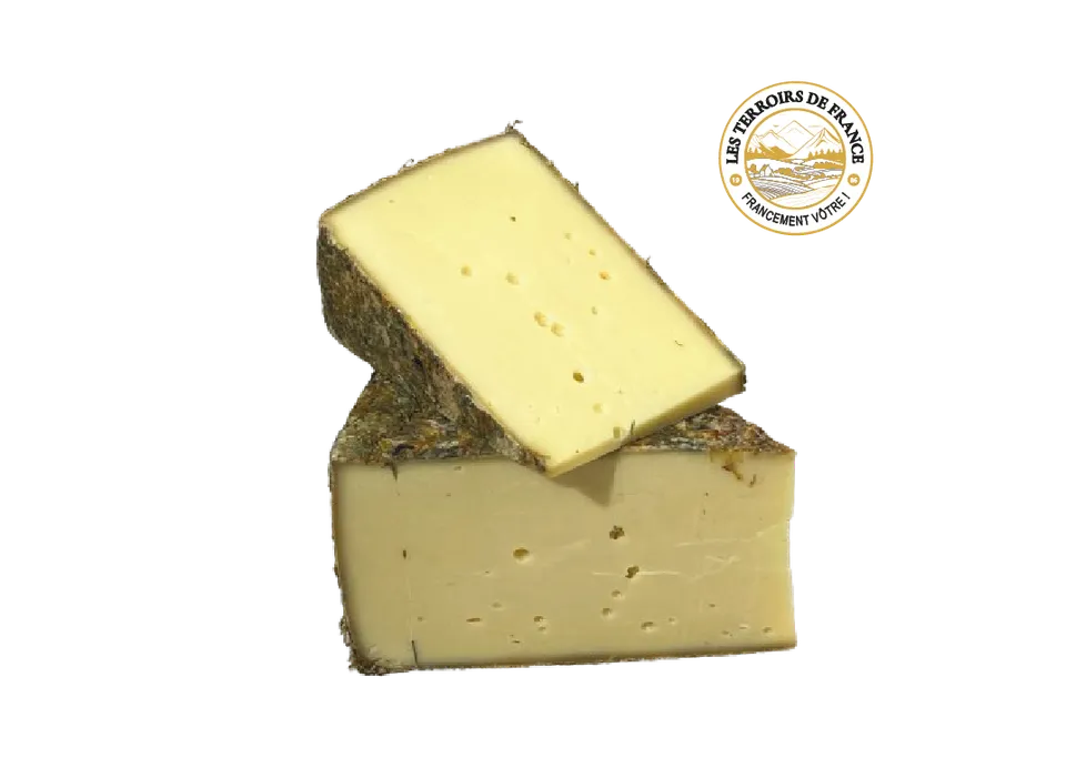 Les Terroirs de France Tomme aux Fleurs fromage pâte pressée
