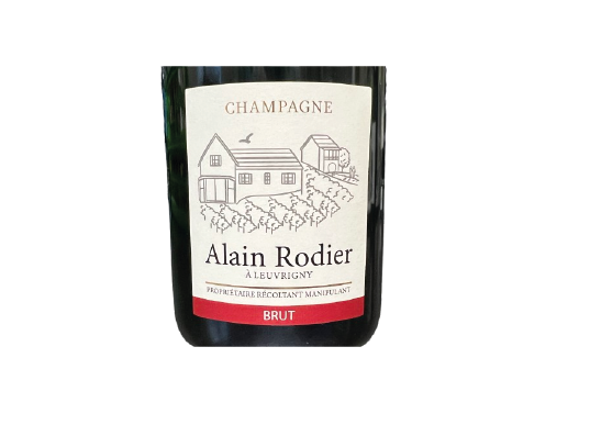Les Terroirs de France Vins Champagne Alain Rodier brut 75 cl