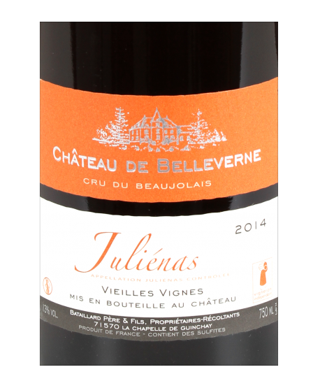Château de Belleverne Juliénas vin rouge 2023 75 cl